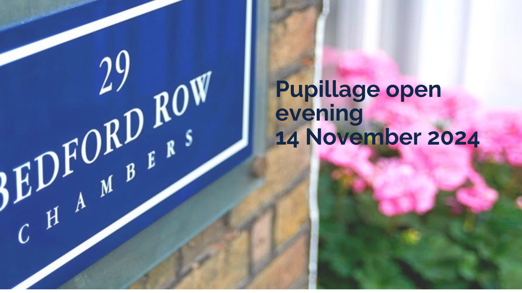 Calling aspiring family barristers! 29 Bedford Row pupillage open evening on 14 November 2024